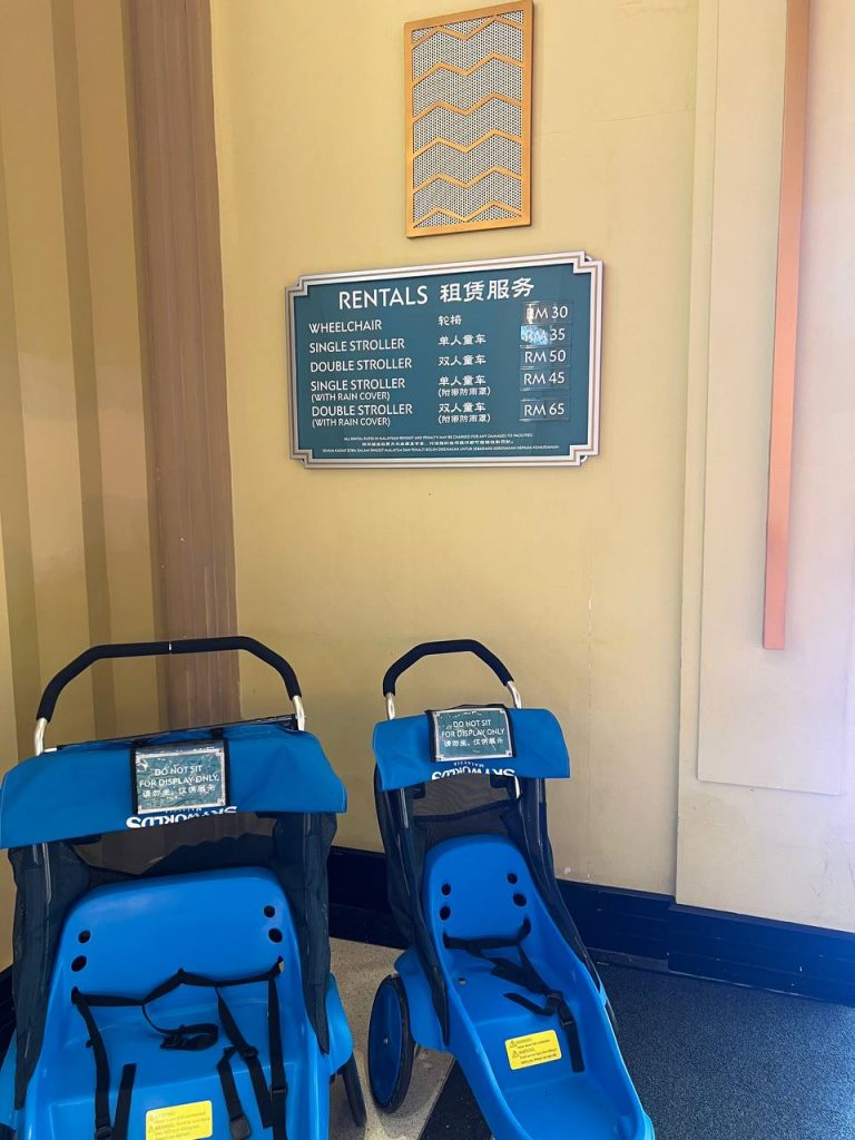 Strollers on Rent at Genting SkyWorlds