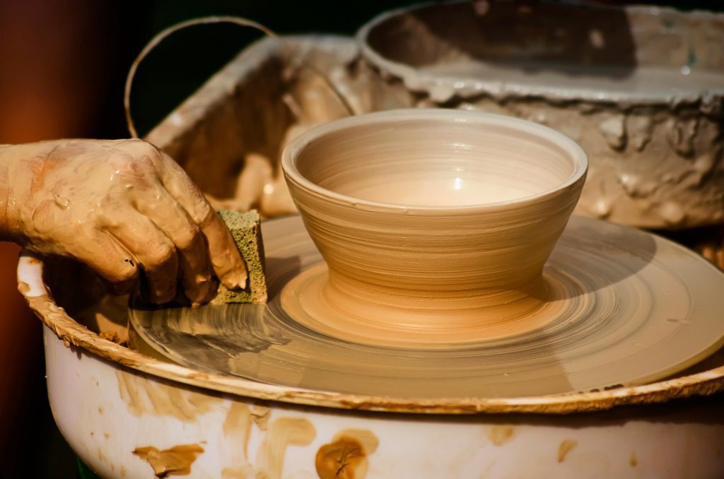 pottery making