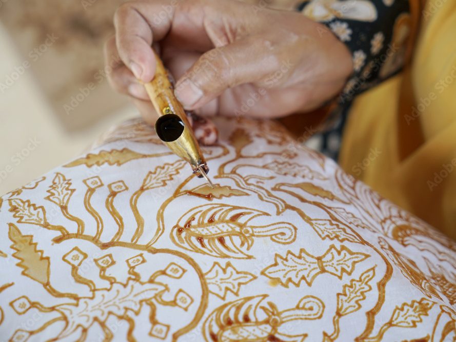 batik canting/coloring