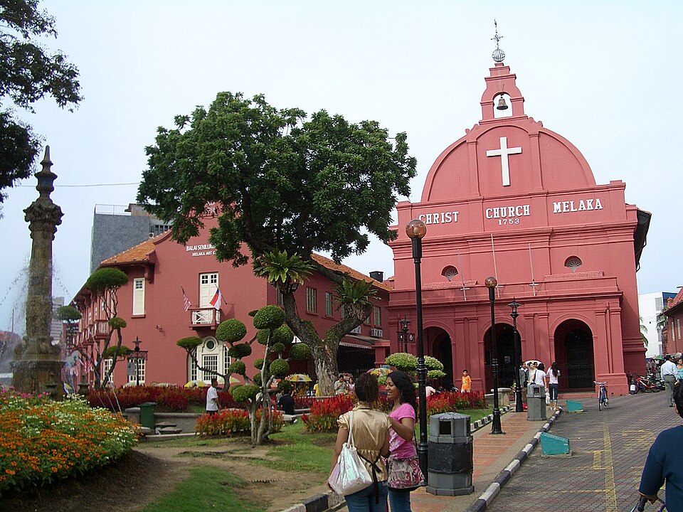 Christ Church Melaka in Dutch Square (Red Square)
