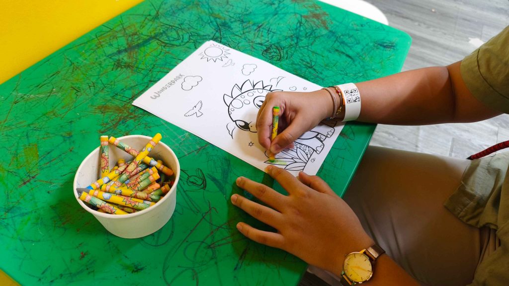 Colouring Activity at Wonderpark Terengganu