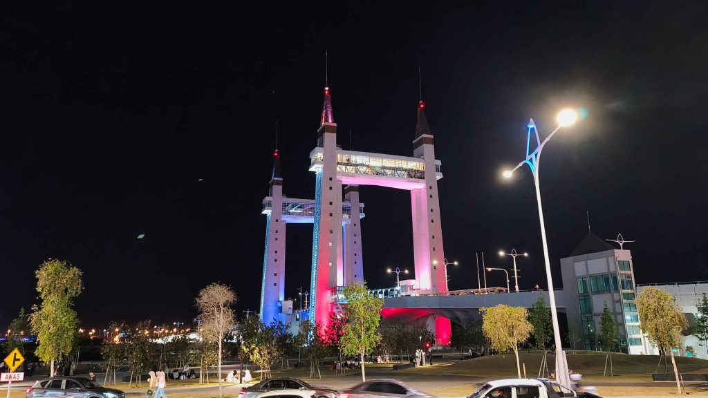 Terengganu Drawbridge at Night