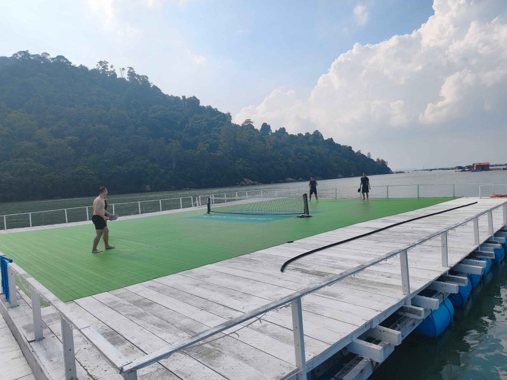 Open-Sea Pickleball on Forest Island Penang