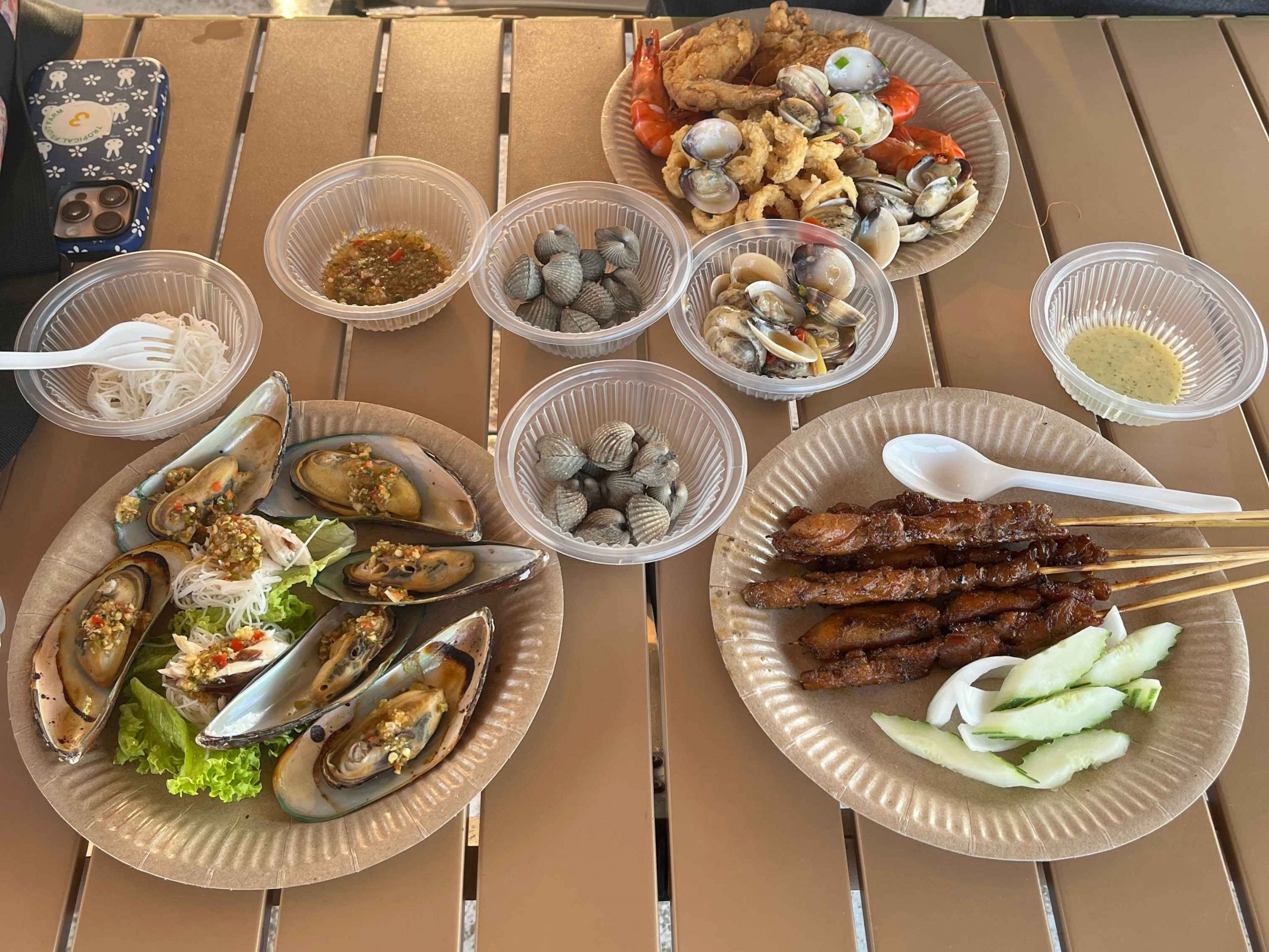 Seafood Buffet on Forest Island Penang