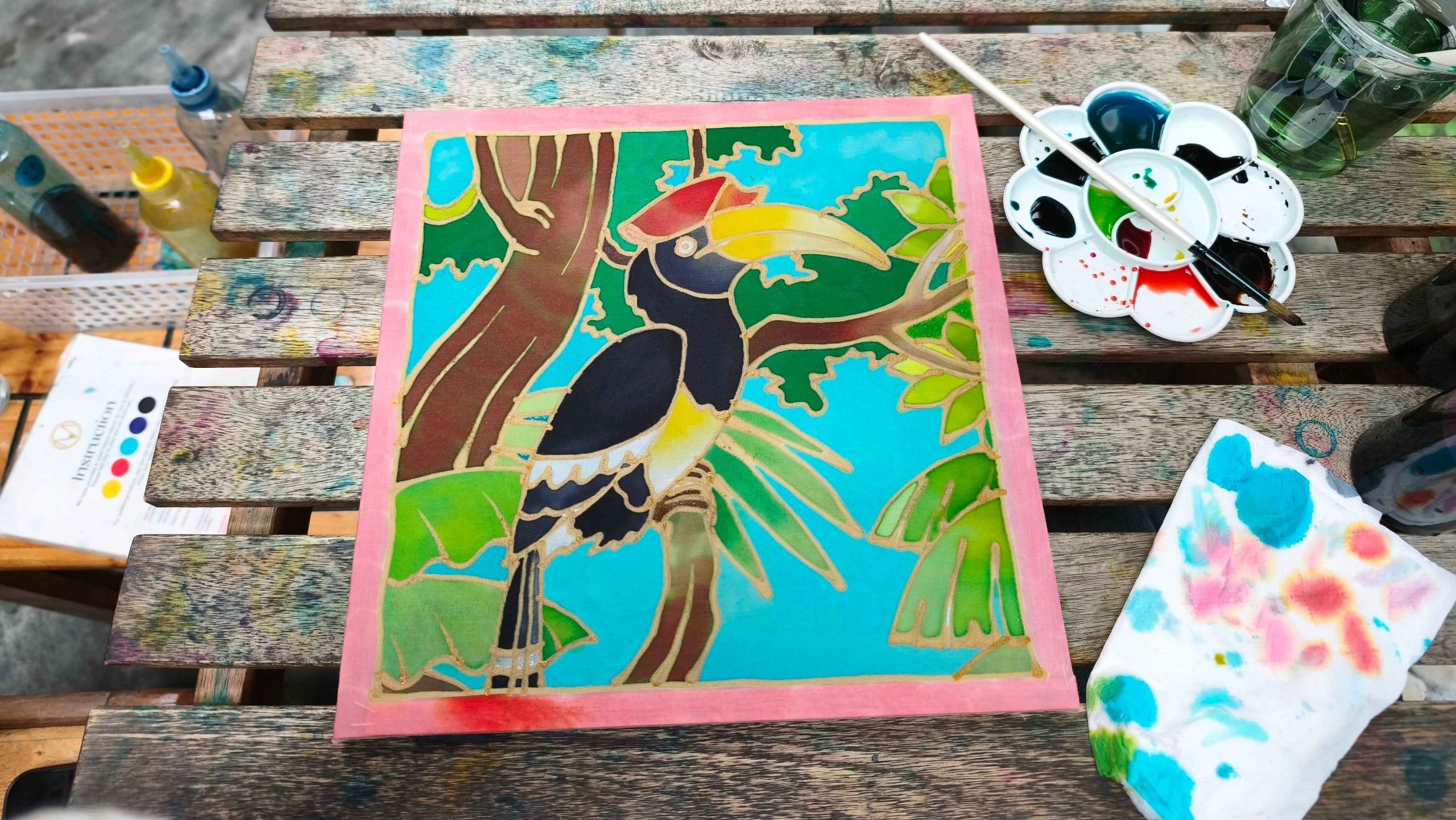 Batik Painting Activity at Rumah MawArt Langkawi