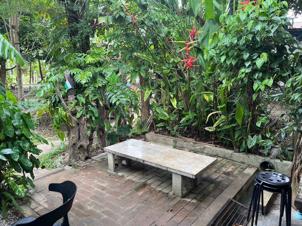 Outdoor Bench at Rumah MawArt Langkawi